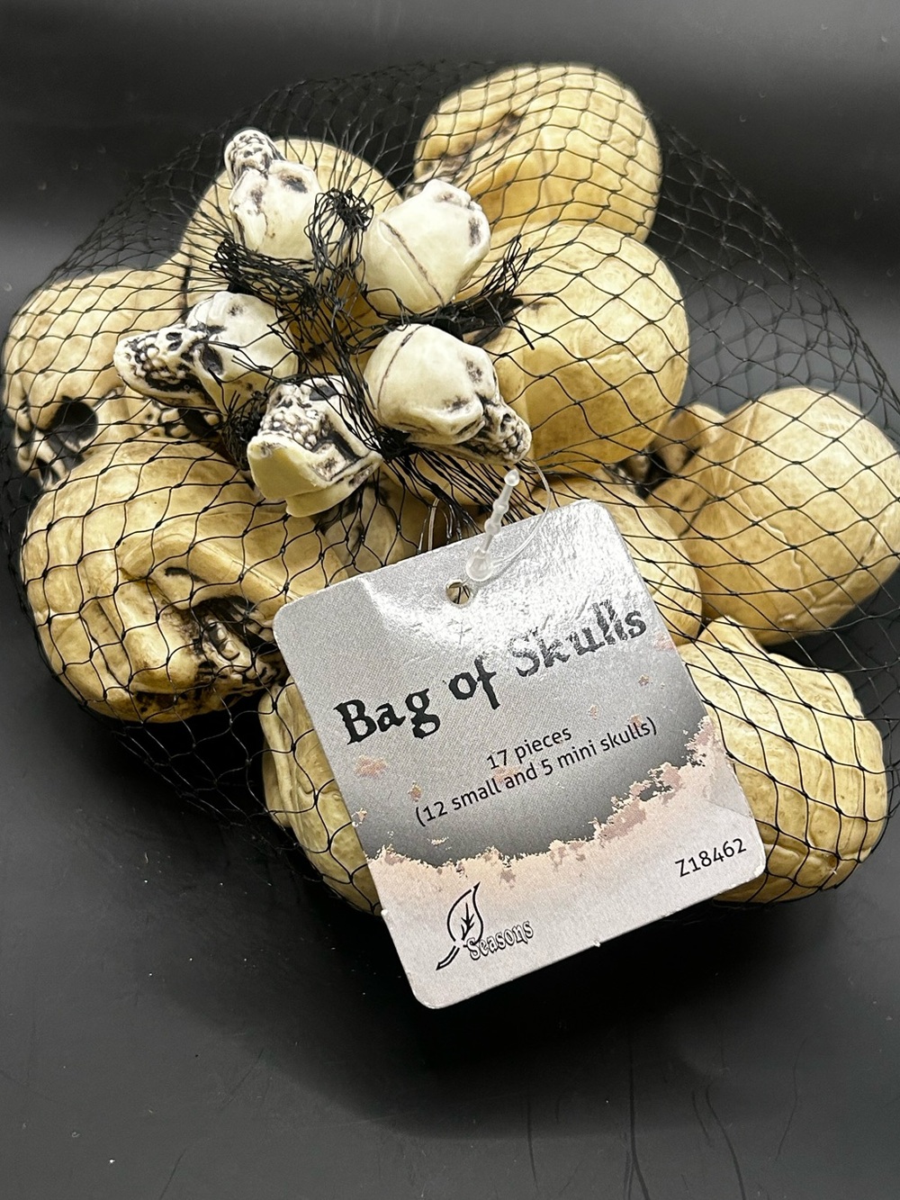 Bag of Skulls Decorative Accents – 17pc